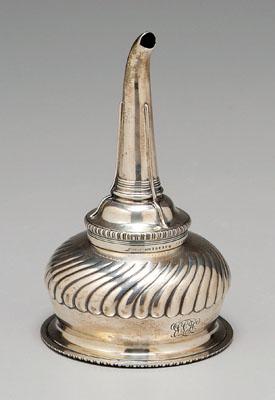 Tiffany sterling wine funnel,