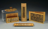 TIFFANY STUDIOS 5-PIECE BOOKMA
