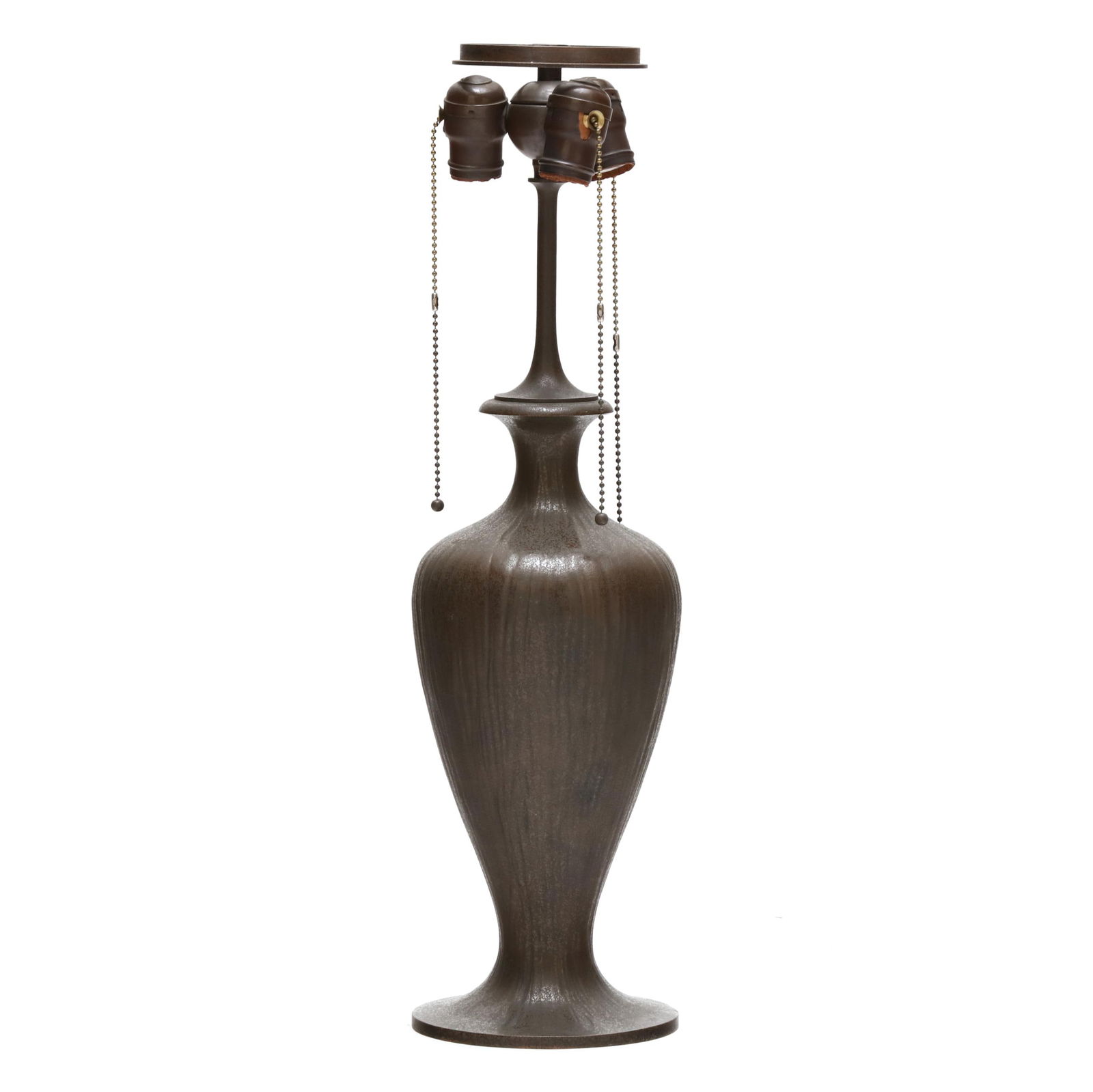 TIFFANY STUDIOS, #675 BRONZE VASE