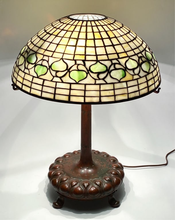 TIFFANY STUDIOS ACORN TABLE