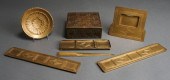 TIFFANY STUDIOS ASSEMBLED SEVE