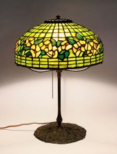 TIFFANY STUDIOS BANDED DOGWOOD