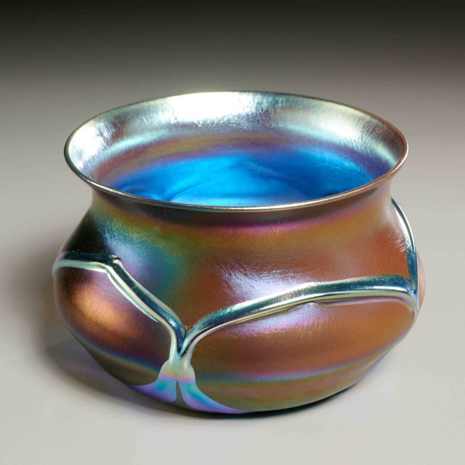 TIFFANY STUDIOS BLUE FAVRILE
