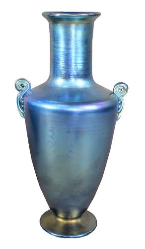 TIFFANY STUDIOS BLUE FAVRILE