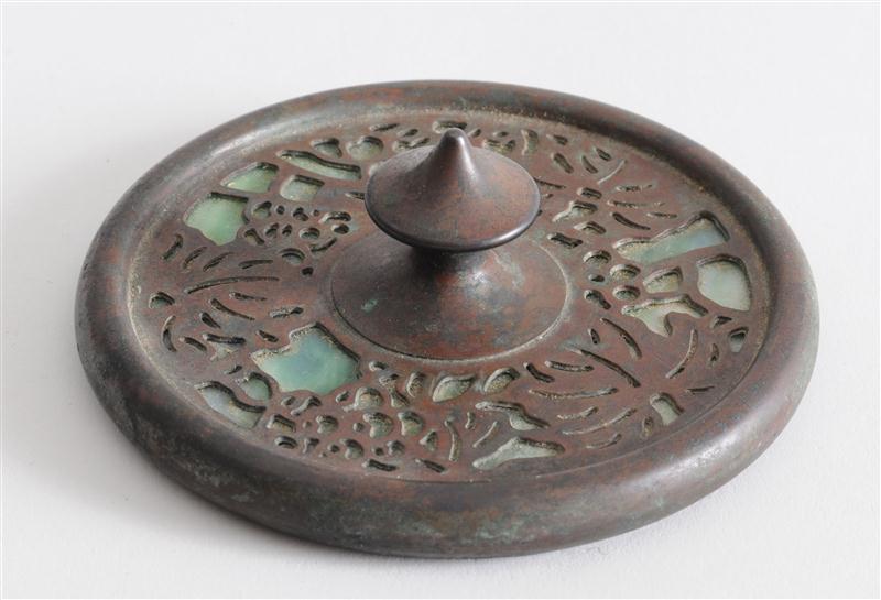 TIFFANY STUDIOS BRONZE AND