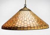 TIFFANY STUDIOS BRONZE AND GLA