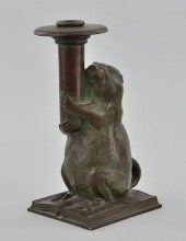 Tiffany Studios Bronze Candles