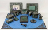 TIFFANY STUDIOS BRONZE DESK SE