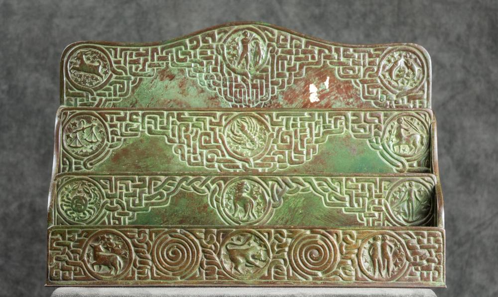 TIFFANY STUDIOS BRONZE DESK-TOP