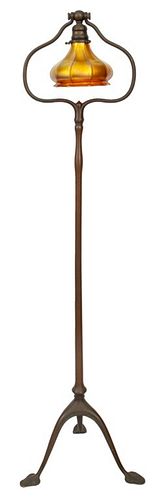 TIFFANY STUDIOS BRONZE LILY PAD NO.