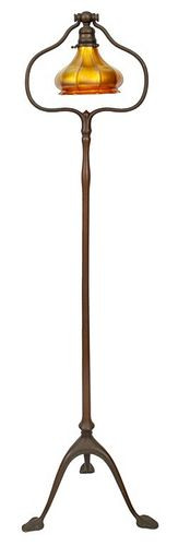 TIFFANY STUDIOS BRONZE LILY PA