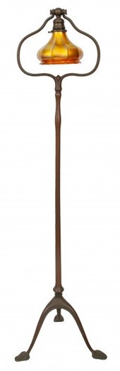 TIFFANY STUDIOS BRONZE LILY PA