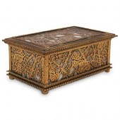 TIFFANY STUDIOS BRONZE SLAG GL