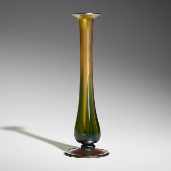 Tiffany Studios. Bud vase. c. 1918,