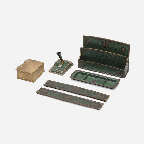 Tiffany Studios. Collection of five
