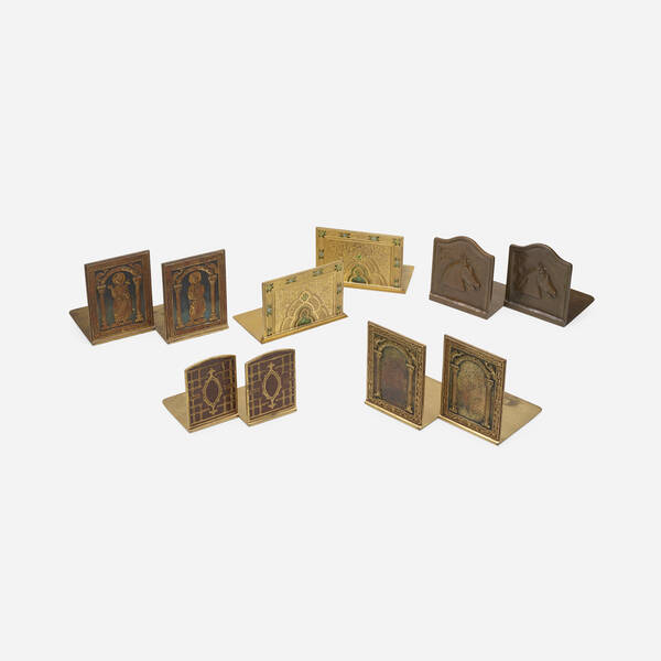 Tiffany Studios. Collection of five