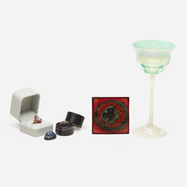 Tiffany Studios. Collection of five