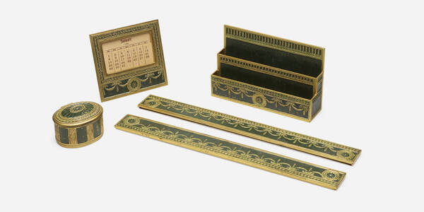 Tiffany Studios. Collection of four