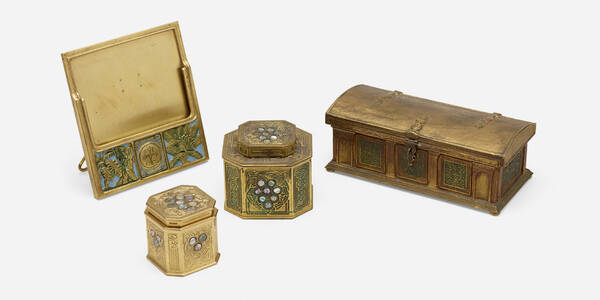 Tiffany Studios. Collection of four