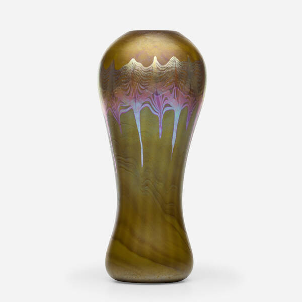 Tiffany Studios. Early vase. c.