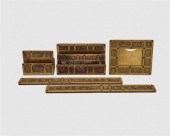 TIFFANY STUDIOS FIVE PIECE GIL