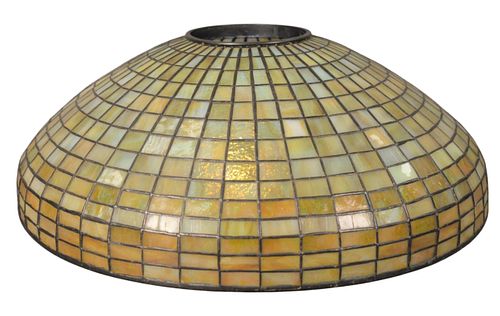 TIFFANY STUDIOS GEOMETRIC LEADED
