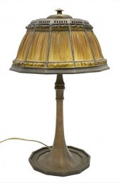 TIFFANY STUDIOS GILT-BRONZE AN