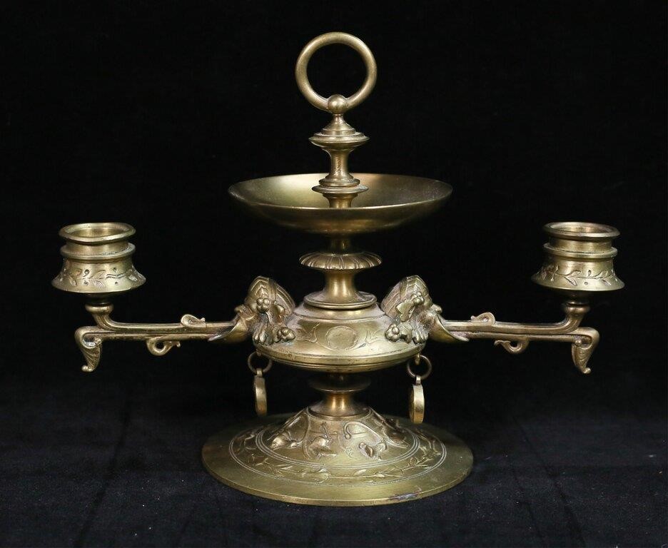 TIFFANY STUDIOS GILT BRONZE