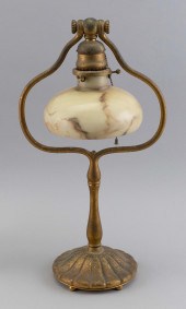 TIFFANY STUDIOS GILT-BRONZE HA