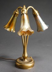 TIFFANY STUDIOS GILT BRONZE TH