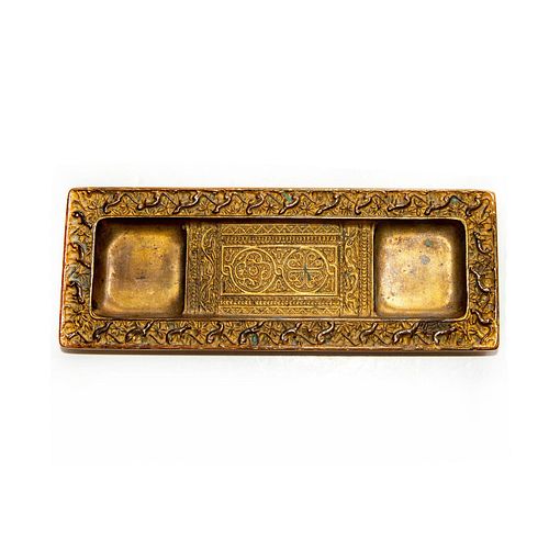 TIFFANY STUDIOS GILT BRONZE