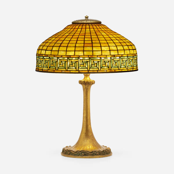 Tiffany Studios. Greek Key table