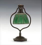 Tiffany Studios Green Linen Fo