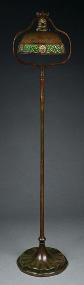 TIFFANY STUDIOS HARP FLOOR LAM