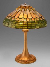 TIFFANY STUDIOS "JEWEL AND FEA