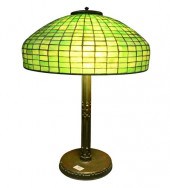 TIFFANY STUDIOS LEADED GREEN G