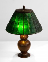 TIFFANY STUDIOS LINEN FOLD TAB