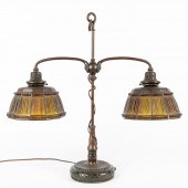TIFFANY STUDIOS "LINENFOLD" DO