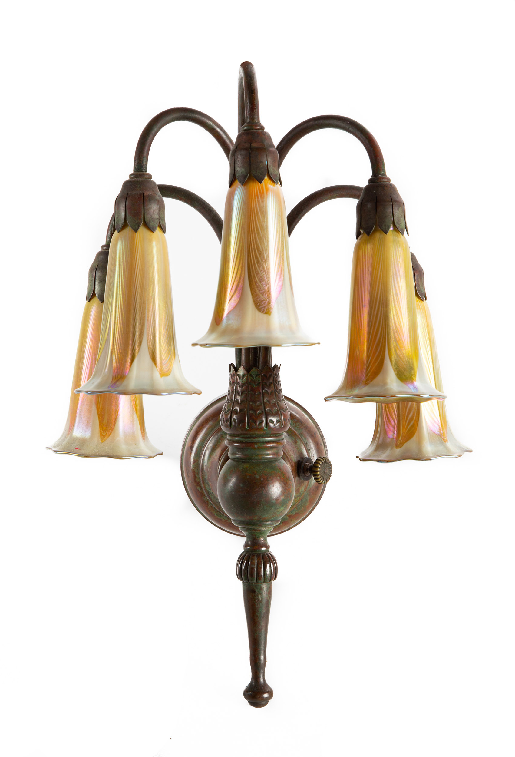 TIFFANY STUDIOS, NEW YORK 5 LIGHT