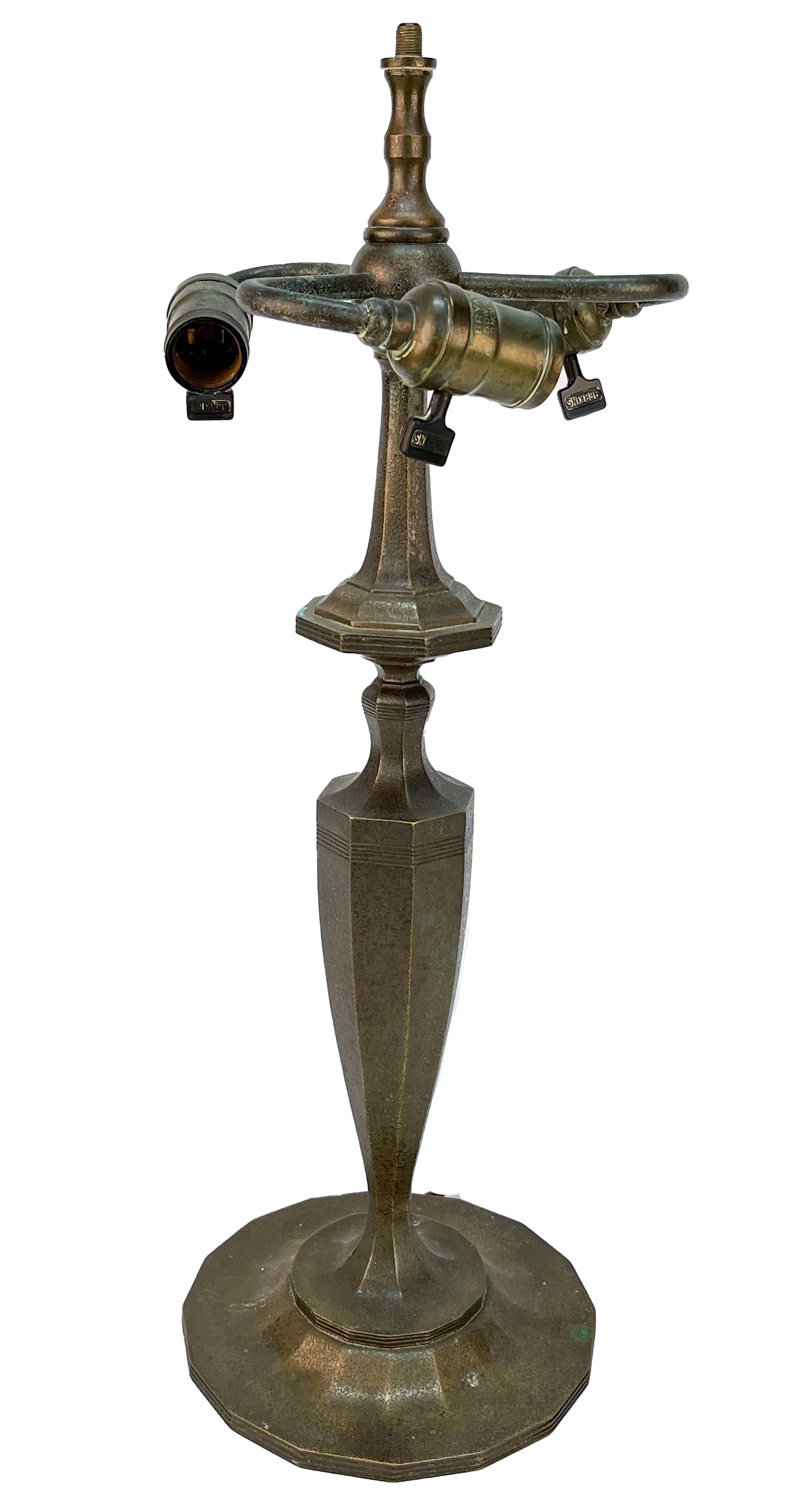 TIFFANY STUDIOS, NEW YORK LAMP BASE