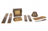 TIFFANY STUDIOS NINE-PIECE BRO