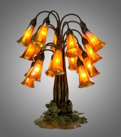 TIFFANY STUDIOS, NY EIGHTEEN-L