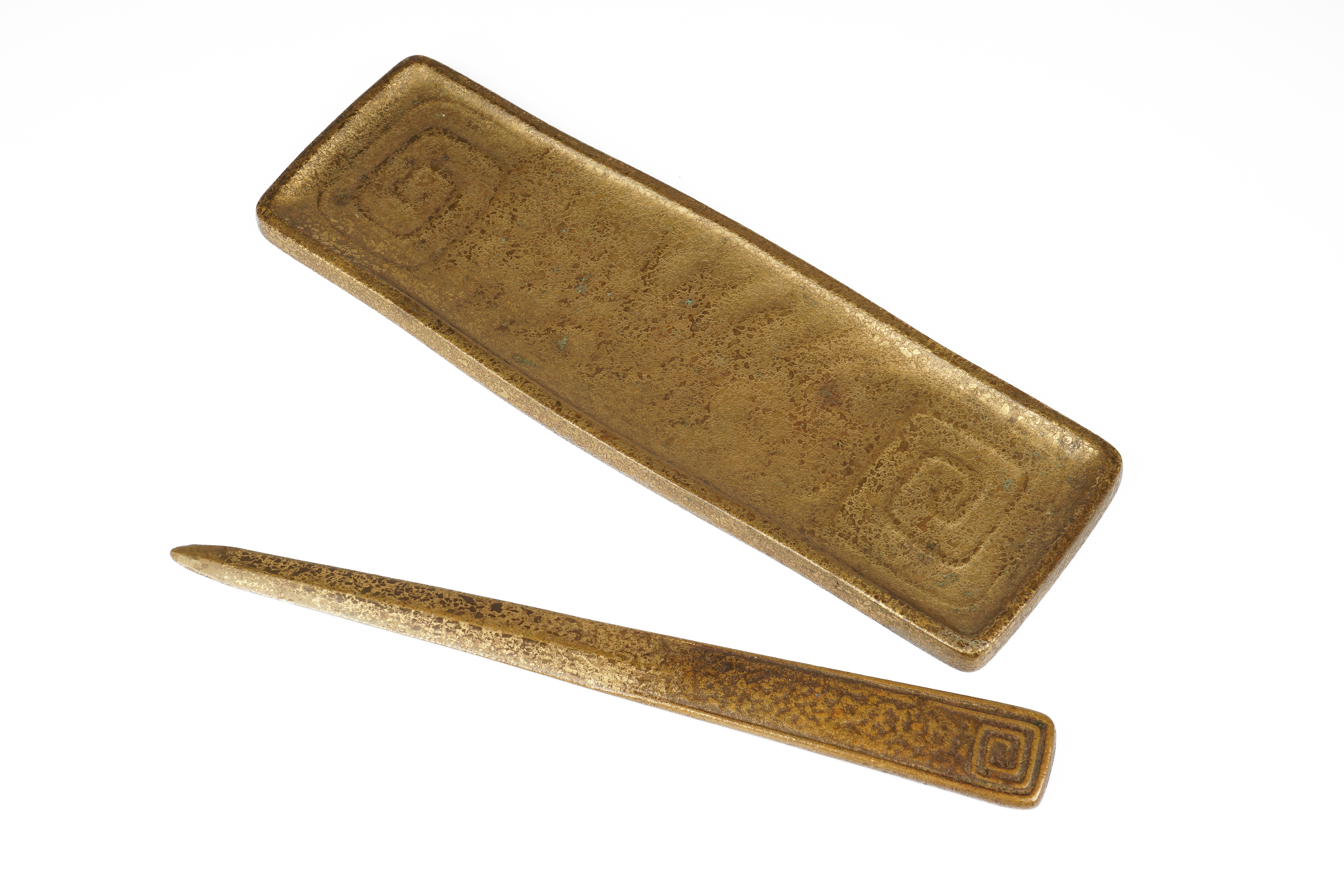 Tiffany Studios Pen Rest and Letter