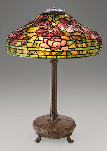 TIFFANY STUDIOS "PEONY" TABLE