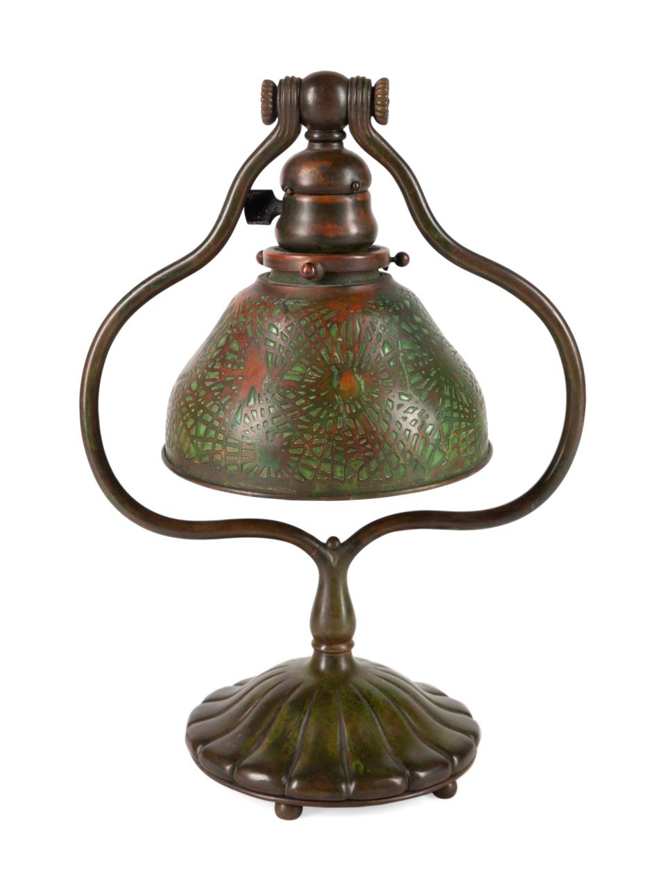 TIFFANY STUDIOS PINE NEEDLE DESK