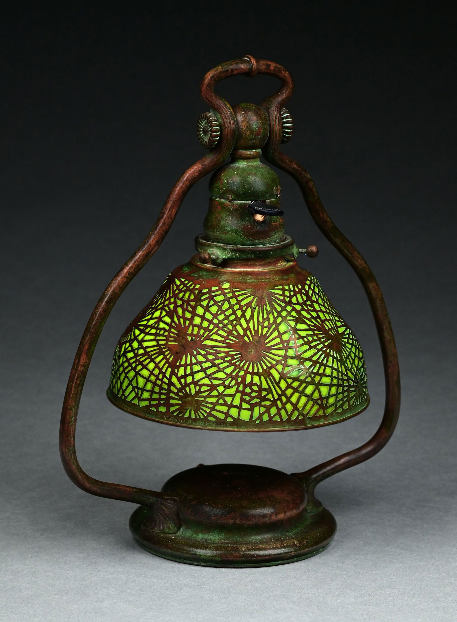 TIFFANY STUDIOS PINE NEEDLE HARP