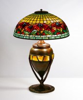 TIFFANY STUDIOS POINSETTIA WIT