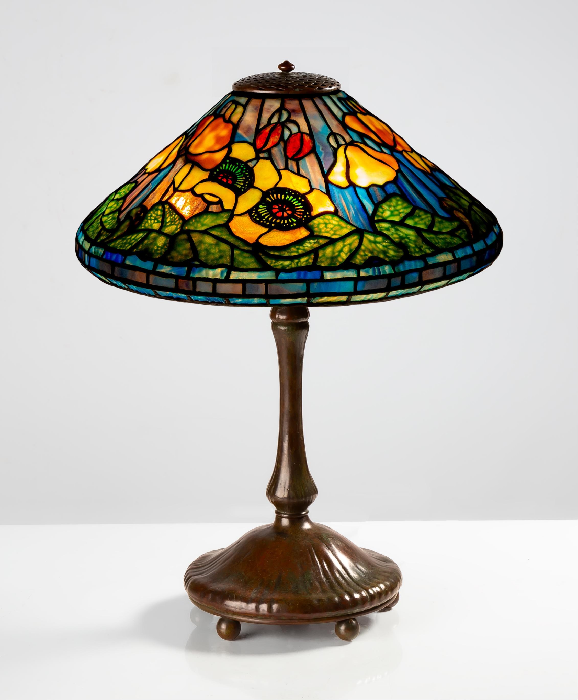 TIFFANY STUDIOS POPPY Tiffany
