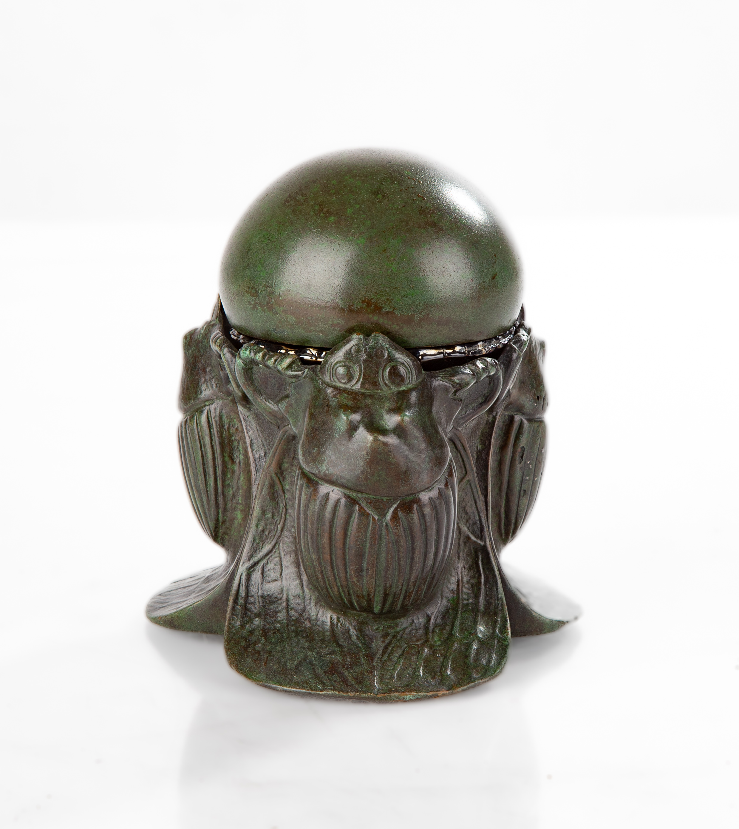 TIFFANY STUDIOS SCARAB INKWELL