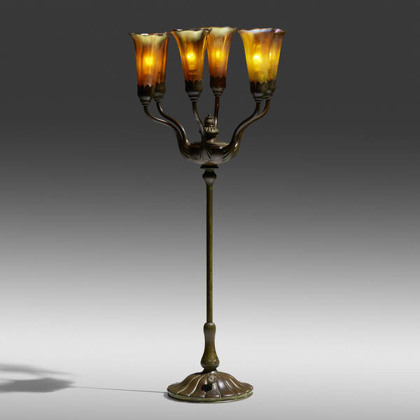 Tiffany Studios. Six-light
